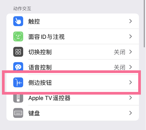 东凤镇苹果14维修店分享iPhone14 Plus侧键双击下载功能关闭方法 