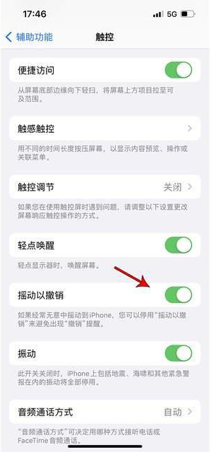 东凤镇苹果手机维修分享iPhone手机如何设置摇一摇删除文字 